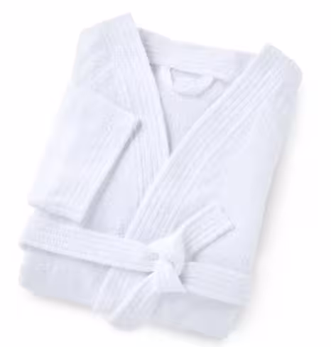 Peignoir de confort blanc