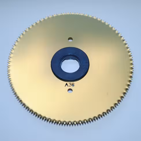 Lame de scie acier inox avec revêtement en titane pour bandages synthétiques - Ø 65 mm