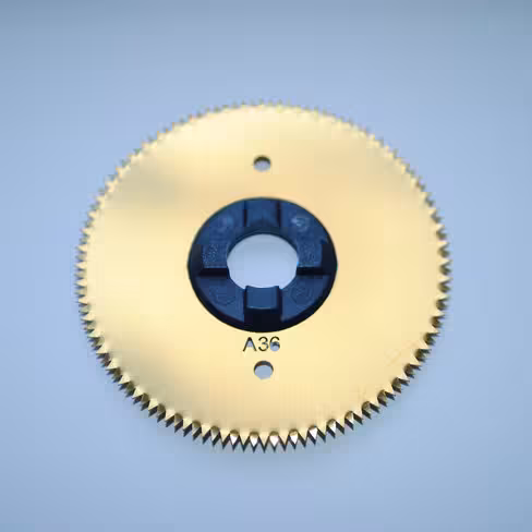 Lame de scie en acier inox revêtement titane pour bandages synthétiques - Ø 50 mm