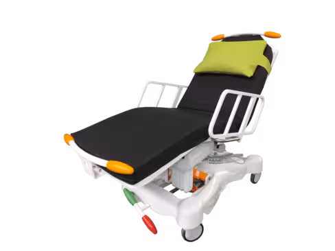 Fauteuil avec barrières Ambu Fusion + 7 gris - l. 600 mm