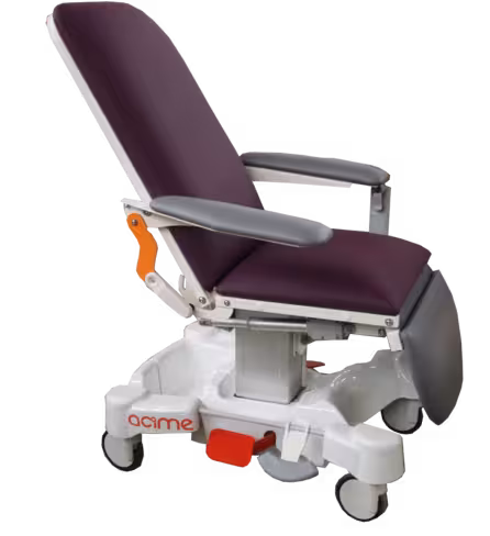 Fauteuil hauteur variable électrique DHC Fusion A 52 - relève-buste électrique - sans repose-jambes
