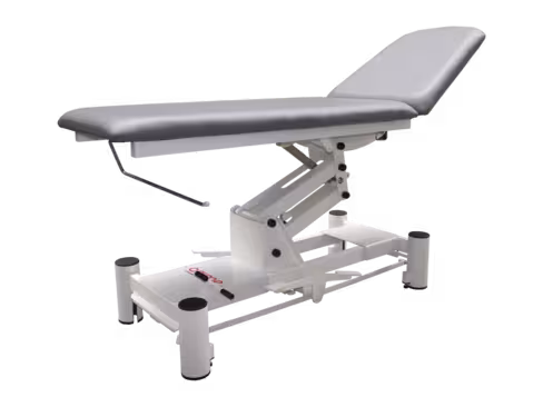 Divan version hauteur variable hydraulique Néo Hydra l. 62 - 2 sections - assise grise