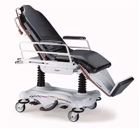 Support d accueil pour chariot-fauteuil 5050 patients - convertible en fauteuil
