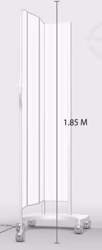 Chariot 4 roues 1 pan translucide 6520T DAYLIGHT translucide complet