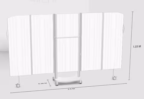 Paravent pied de lit L250 H155cm daylight