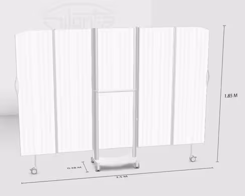 Paravent pied de lit L250 H185cm daylight