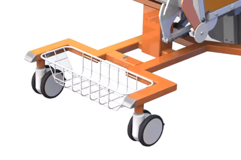 Porte-effets en fil chromé pour fauteuil DHC Fusion A