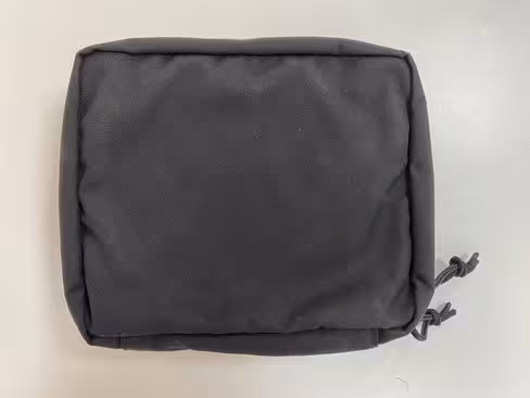 Trousse Damage Control combat noir - poches filets zippées - 5 personnes