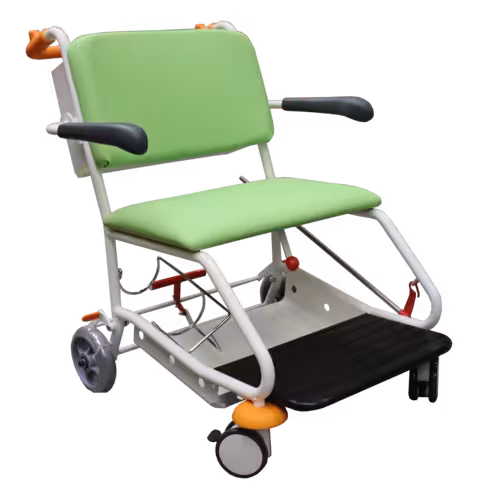 Chaise de transport bariatrique Manchester lourde charge - assise grise