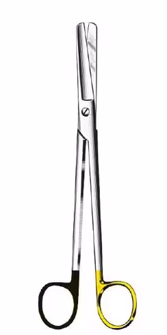 SIMS ciseaux à utérus 23cm, droits, tranchant en tungstène TC