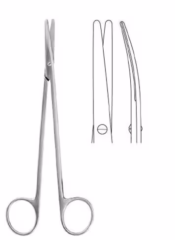 METZENBAUM ciseaux à dissection 18cm, courbés