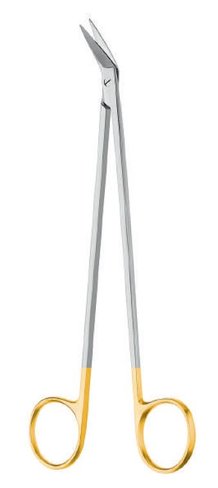 POTTS SMITH ciseaux vasculaires 40° tranchant en tungstène TC 19cm