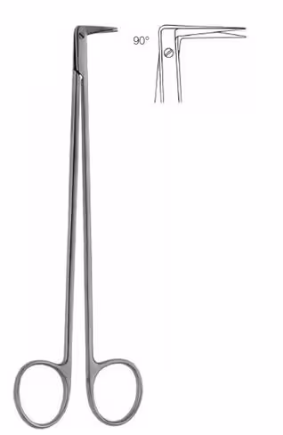 DIETHRICH Ciseaux vasculaires, 90°, 18cm