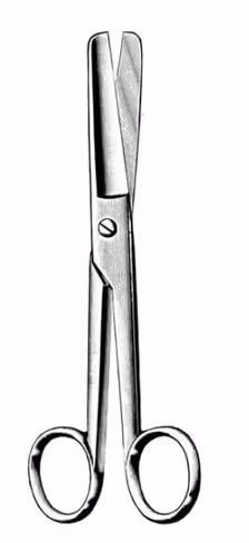 DOYEN ciseaux gynecologiques droits 18cm