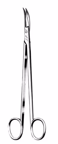 KELLY ciseaux gynecologiques courbés 18cm