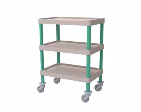 Guéridon composite - 3 plateaux bords relevés