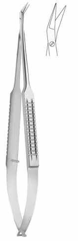 Micro-ciseaux Lame 10 mm 25 degrés 18 cm