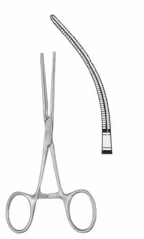 COOLEY clamp bulldog courbé anneau 13cm