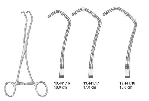 COOLEY DERRA pince atraumatique 18cm