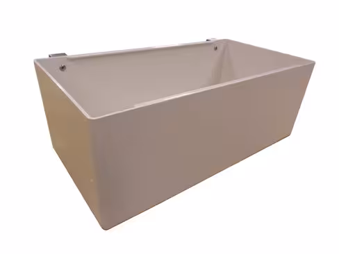 Bac latéral en plastique 1/3 - 2 modules