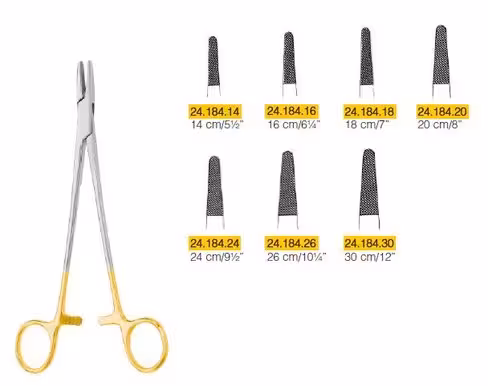 MAYO HEGAR porte-aiguille 30cm, mors tungstène TC