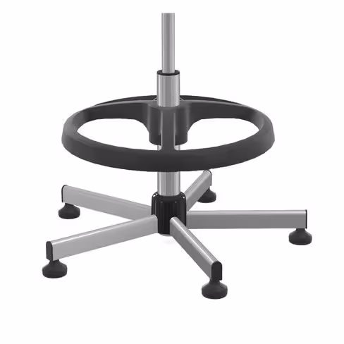 Repose-pieds réglable en hauteur - sur patins