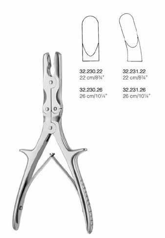 STILLE-LUER pince-gouge 22cm, courbée