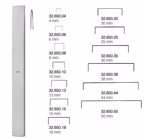 LAMBOTTE osteotome 24cm, largeur 44,0mm