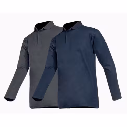 Polo Polton - Sioen - ignifugé et antistatique - gris - taille XL