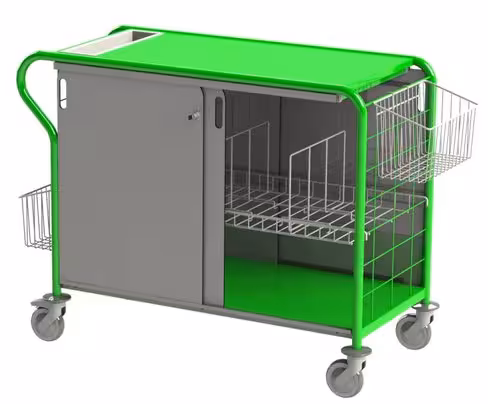 Chariot de change Classic - fermé - vert pomme