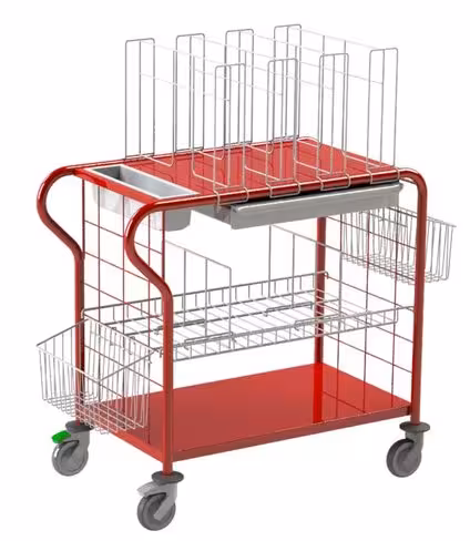 Chariot de change Mini - ouvert - avec trieur