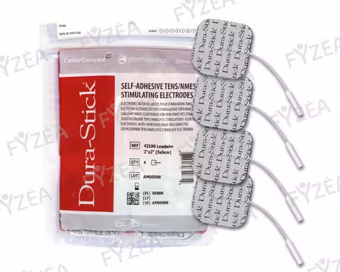 Electrode carrée Dura-Stick 50 x 50 mm - lot de 4