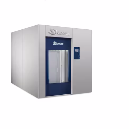 Cabine de lavage LC80 L= 3000 mm simple porte Cabine de lavage gros volume porte coulissante