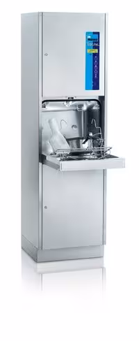TOPLINE 20.3 OUVERTURE MANUELLE (x1) Acier inoxydable 1.4301 L 500 x P 450 ou 600 x H 1730 mm