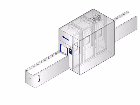Tunnel de lavage 3 chambres 18 panierrs TW3000/3