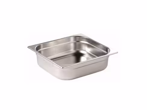 Bac gastronorme inox plein GN 1/2 - profondeur 150 mm