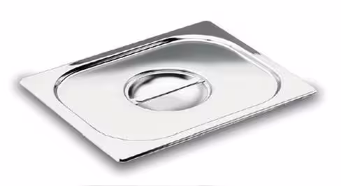 Couvercle inox avec poignée - GN 1/2