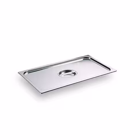 Couvercle inox avec poignée - GN 1/9