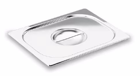 Couvercle inox avec poignée - GN 2/4