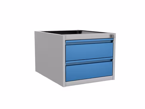 Bloc 2 tiroirs pour établi NG simple - fermeture serrure