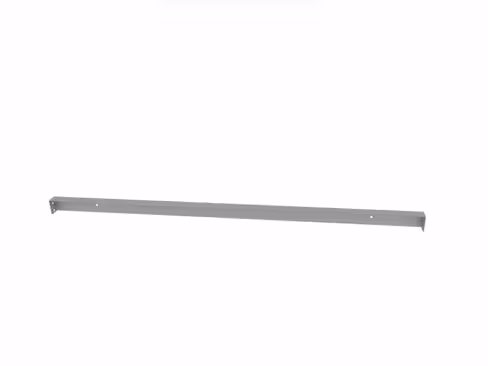 Rail support pour bacs à bec et panneau d'affichage - pour poste 120 cm - l. 137 cm