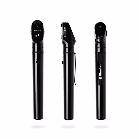 Ophtalmoscope de poche e-scope® LED 3,7 V coloris noir en étui