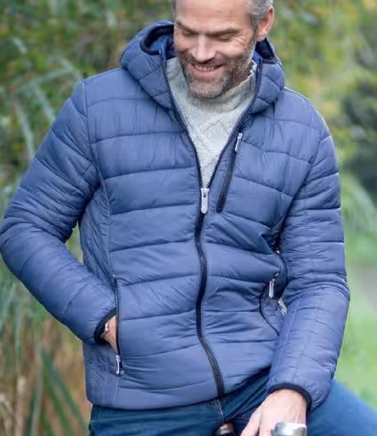 Doudoune homme ECO à capuche - Hugo - Codupal - army - taille L