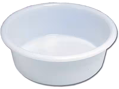Bassine de toilette 4.5 litre en polyéthylène BD (x10)