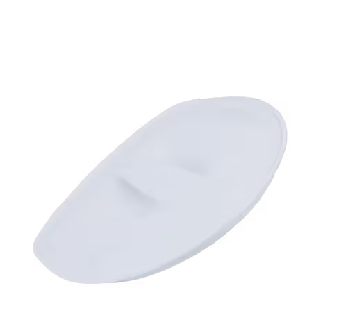 Couvercle de bassin de lit blanc Polypropylène autoclavable blanc (x10)