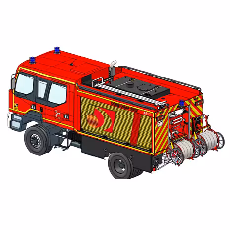 Camion citerne rural moyen - CCRM - Renault Trucks D16 P4x4 Fire and Rescue - 16T 250cv Euro 6