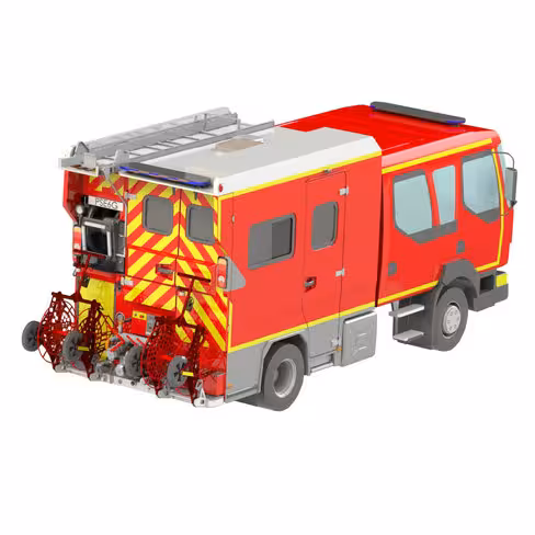 Premiers secours évacuation adapté au système diphasique PSE - Renault Trucks D12 P4x2 Fire and Rescue - 12 T 240 cv