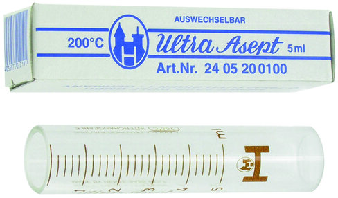 Cylindre de rechange pour seringue ultra aseptique