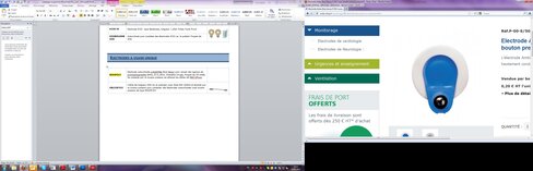 Electrode autocollante prégélifiée Blue Sensor pour recueil des signaux de polysomno (EMG, ECG, EEG)