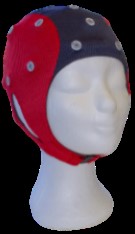 Casque WaveGuard Connect 21 électrodes avec terre et référence. Electrodes en étain. Disposition 10/20